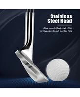 Slickblue Golf Sand Wedge 60 Degree Gap Lob Wedge with Grooves Right Handed-60 Degrees