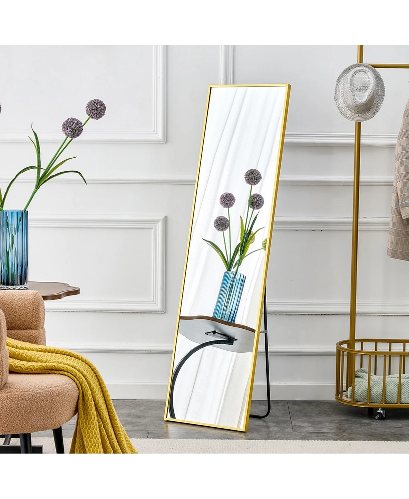 Simplie Fun Scratch-Resistant, Unobtrusive Mirror Enhance Your Decor and Vanity