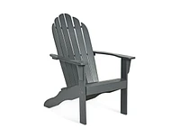 Slickblue Acacia Wood Outdoor Adirondack Chair with Ergonomic Design