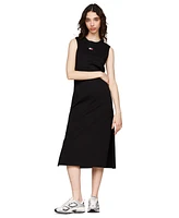 Tommy Jeans Women's Cotton Logo Badge Midi Tank Dress