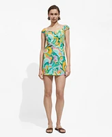 Mango Women's Printed Short Dress