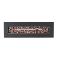 Stylish and Durable 50,000 Btu Rectangular Fire Pit, Assembly Not Required