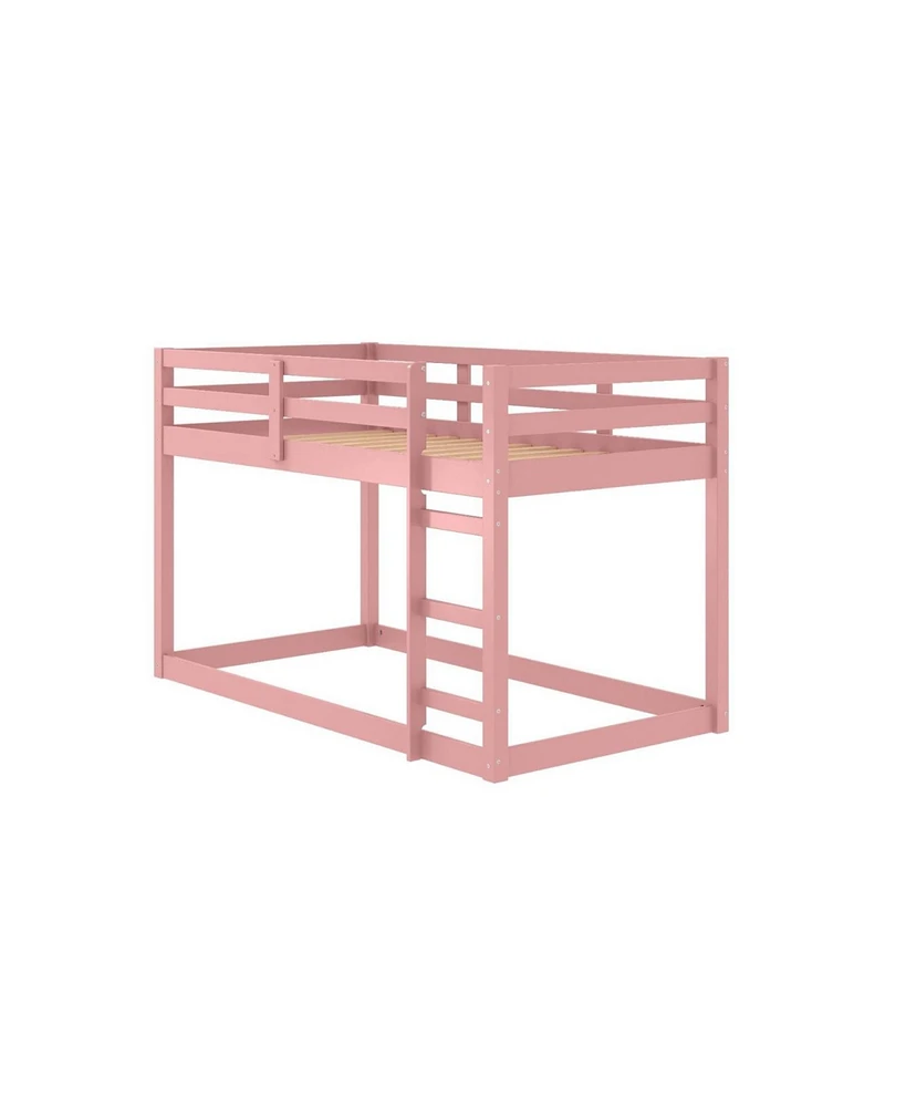 Streamdale Furniture Ii Twin Loft Bed In Pink Finish