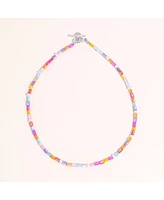 Joey Baby Limited Lusia Necklace - Rainbow - Silver