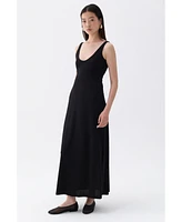 Nocturne Women's V-Neck Midi Dress