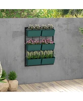 Streamdale Furniture 3-Tier Vertical Hanging Wall Planter for Outdoor and Indoor Spaces