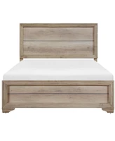 Streamdale Furniture Contemporary Natural Finish 1 Piece Full Size Bed Premium Melamine Board Wooden Bedroom Furniture