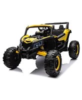 Streamdale Furniture Thrilling 2WD Ride-On Car with Safety, Music, and Adventure