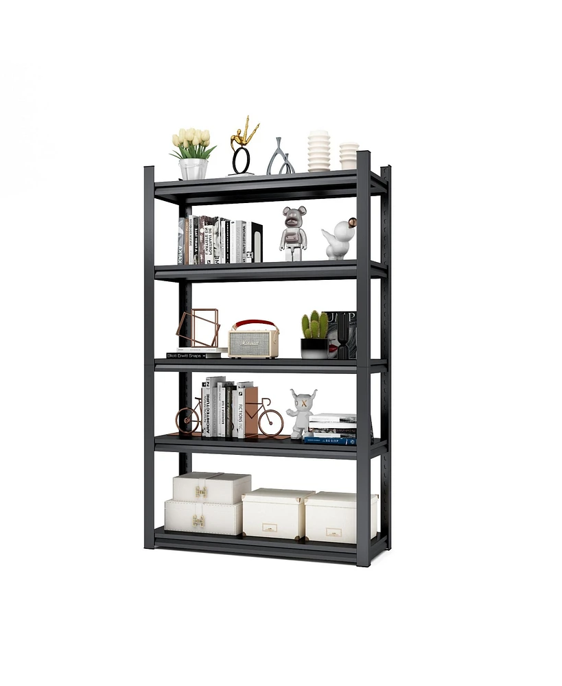 Streamdale Furniture 5-Tier Heavy-Duty Rust-Resistant Metal Shelving Unit with Easy Boltless Assembly