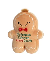 Aurora Medium Christmas Calories Just Sayin' Festive Plush Toy Brown 10.5"