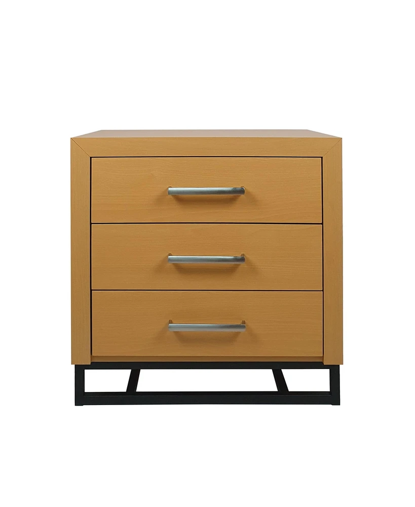 Simplie Fun Sleek Modern Nightstand Storage & Style for Bedside