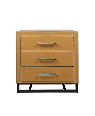 Simplie Fun Sleek Modern Nightstand Storage & Style for Bedside