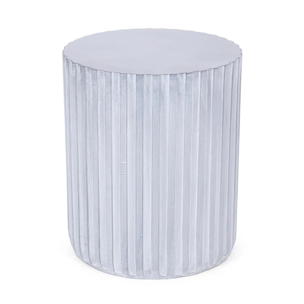 Lightweight Concrete Side Table Versatile, Durable, Modern Elegance