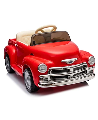 Simplie Fun Ride-On Car with Battery Display, Sound System, and Adjustable Speed