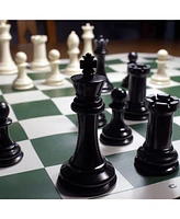 We Games Tournament Triple Weighted Plastic Chess Pieces, 4 in. King