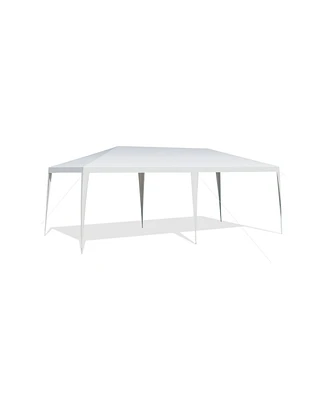 Slickblue 10 x 20 Feet Waterproof Canopy Tent with Tent Peg and Wind Rope