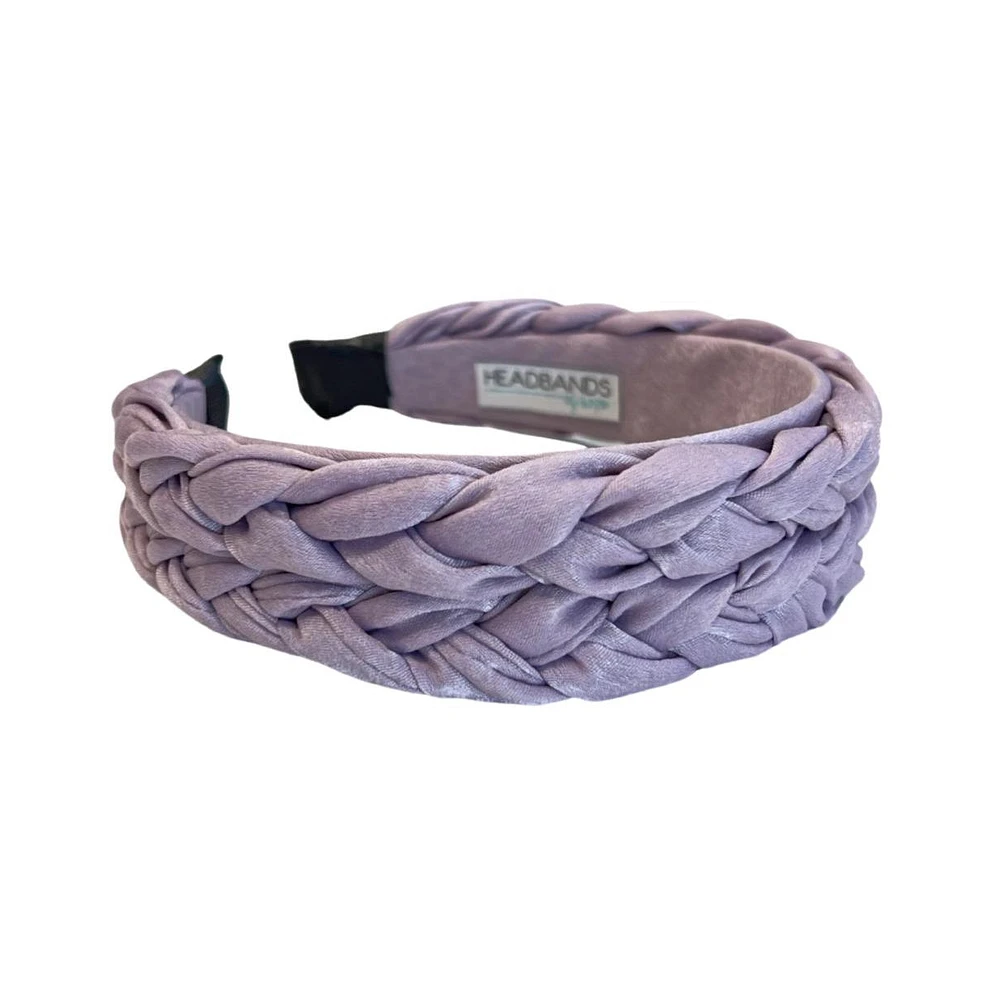 Headbands of Hope Women s Blushing Braid Headband - Lavender