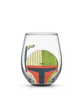 JoyJolt Star Wars Helmet Hues Stemless Drinking Glasses, Set of 4