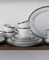 Noritake Austin Platinum 50 Pc. Dinnerware Set, Service for 8