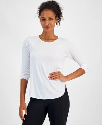 Id Ideology Women's Performance Long-Sleeve Top, Created for Macy's