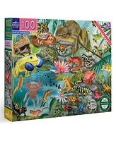 Eeboo Love Of Amphibians Puzzle 500 Set