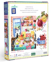 Eeboo Piece Love Pink Kitchen Puzzle Set