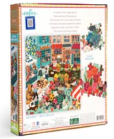 Eeboo Piece Love English Green Market Puzzle Set