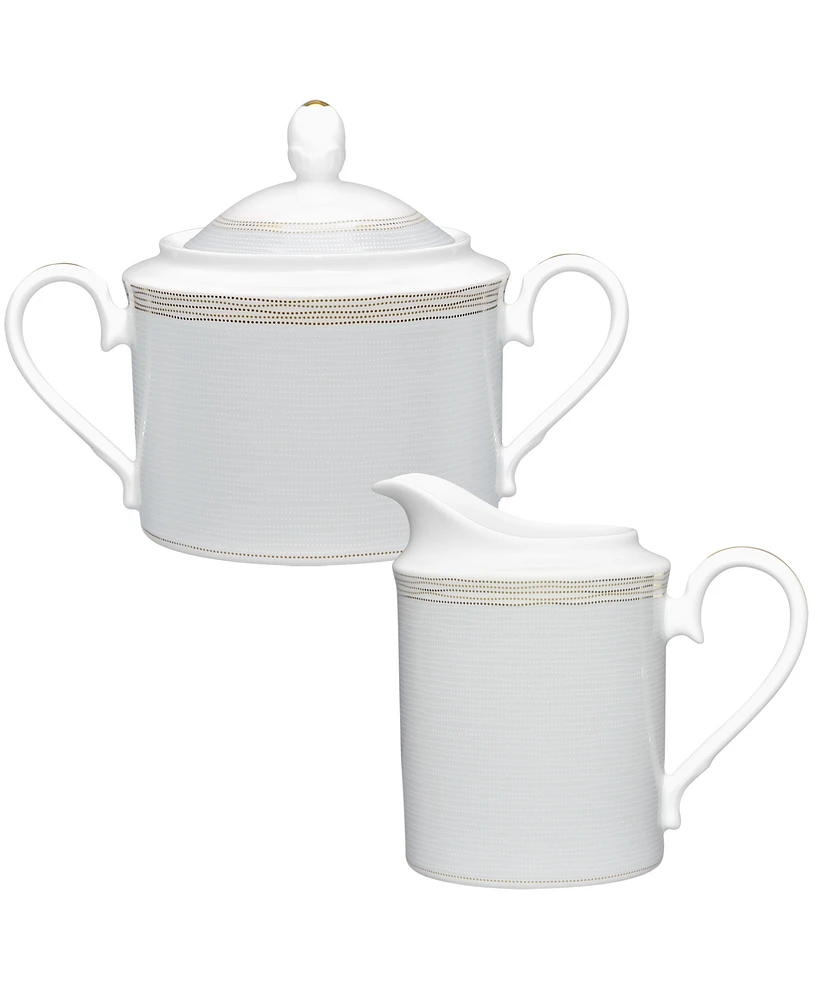 Noritake Linen Road Sugar Creamer Set