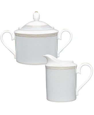 Noritake Linen Road Sugar Creamer Set