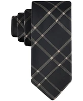 Calvin Klein Men's Stitch Plaid Tie