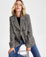 Maralyn & Me Juniors' Double-Breasted Long-Sleeve Peacoat, Created for Macy's