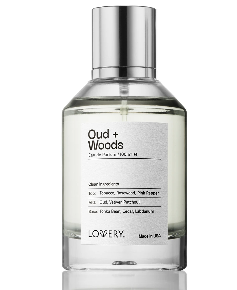 Lovery Oud + Woods Eau de Parfum, 3.4 oz.