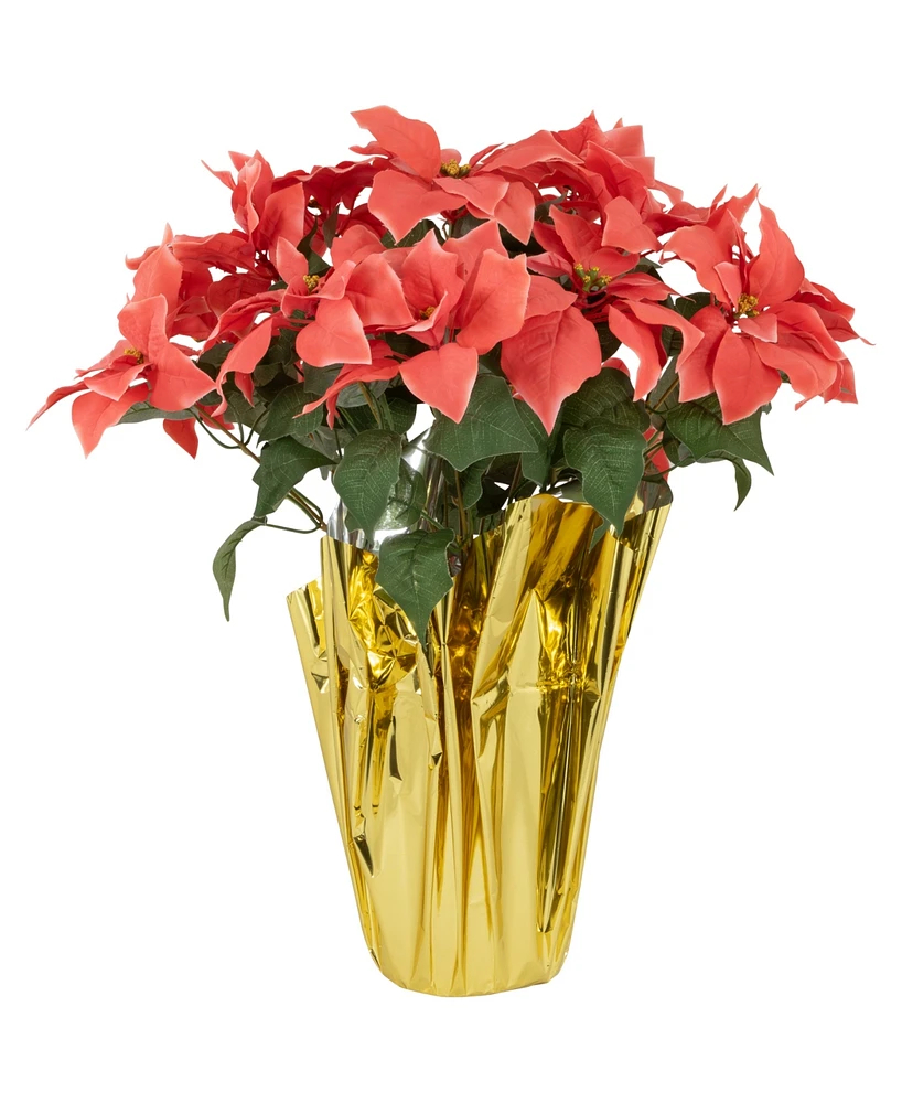 Northlight Dark Pink Artificial Christmas Poinsettia 27.5"