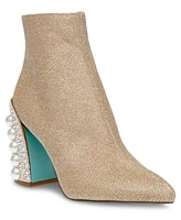 Betsey Johnson Women's Kasey Heel Evening Booties