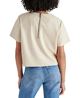 Steve Madden Women's Ezra Faux Leather Top