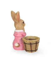 Streamdale Furniture Enchanted Rabbit Planter Charming Garden Companion