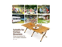 Slickblue Portable Picnic Table with Carry Bag for Camping and Bbq