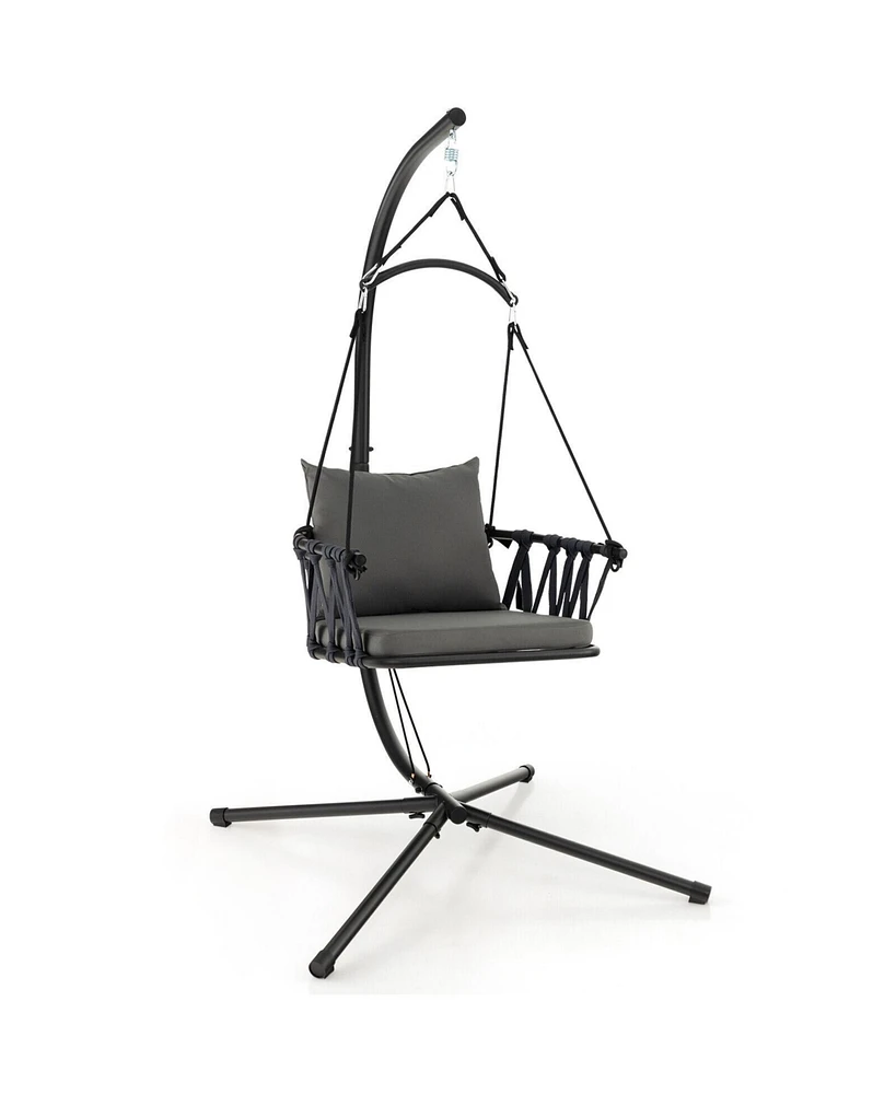 Slickblue Hanging Swing Chair with Stand