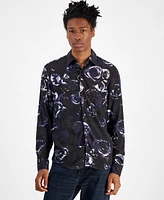 Hugo by Boss Men's Slim-Fit Floral Button-Down Shirt