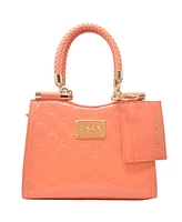 Bebe Dana Monogram Top Handle Crossbody