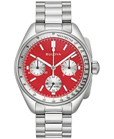 Bulova Men's Chronograph Lunar Pilot Stainless Steel Bracelet Watch 44mm