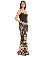 Dress the Population Women's Giovanna Floral-Embroidered Dress