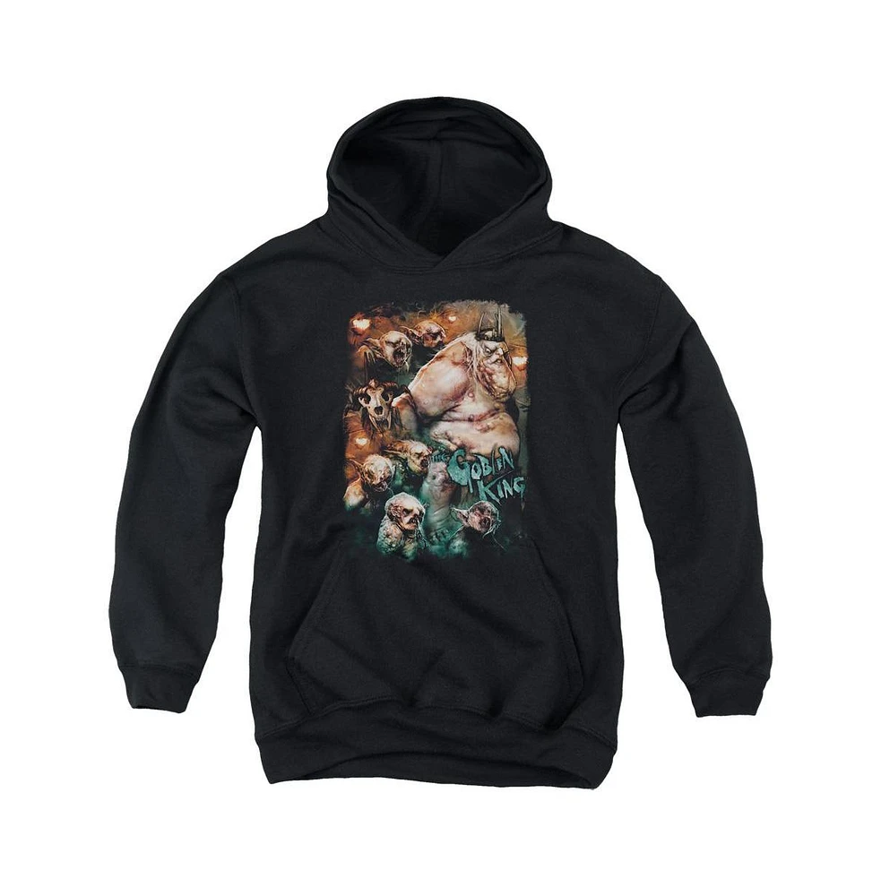 The Hobbit Boys Youth Goblin King Pull Over Hoodie / Hooded Sweatshirt