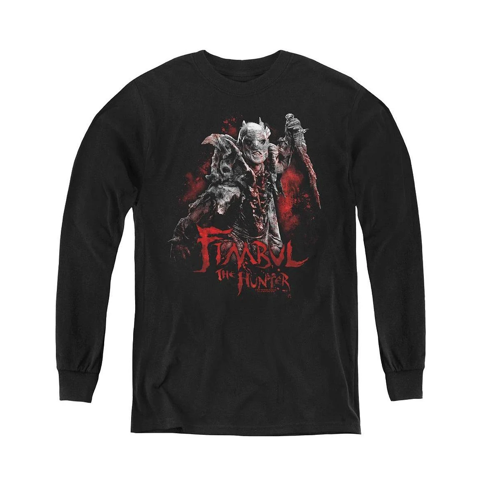 The Hobbit Boys Youth Fimbul Hunter Long Sleeve Sweatshirts