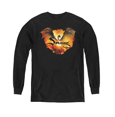 The Hobbit Boys Youth Reign Flame Long Sleeve Sweatshirts