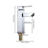 Yescom Aquaterior Modern 1 Hole Bathroom Faucet Vanity Sink Basin Single Handle Diy Home Chr