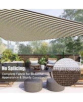 Yescom 20 Ft 97% Uv Block Triangle Sun Shade Sail Canopy Outdoor Patio Awning Yard