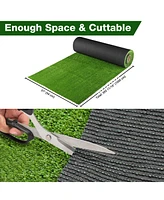 Yescom 33x3 ft Artificial Grass Mat Synthetic Landscape Fake Lawn Playground Pet Dog Turf Indoor Outdoor 2 Pack