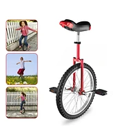 Yescom 20 In Wheel Outdoor Unicycle Leakproof Butyl Tire Circus Bike Balance Training for Adults Teenagers Kids