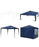 Yescom 10'x10' Party Wedding Tent Canopy Outdoor Heavy Duty Gazebo Event w/ 4 Side Walls